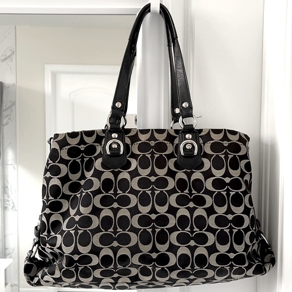 •COACH• Ashley Signature Satchel Shoulder/Handbag - Picture 4 of 15